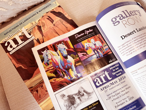 Featured in Southwest Art Magazine